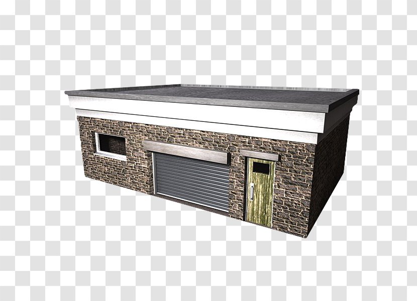 Garage 3D Computer Graphics Brick Modeling Roof Tiles - Table - Parking Transparent PNG