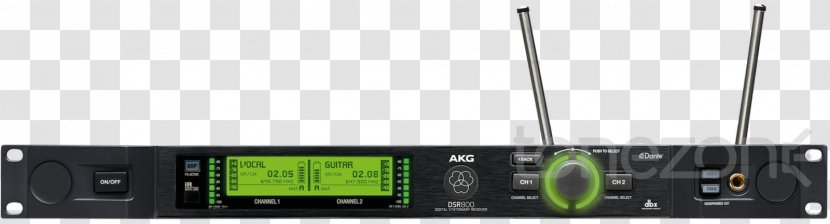 Wireless Microphone Radio Receiver AKG Acoustics - Audio Transparent PNG