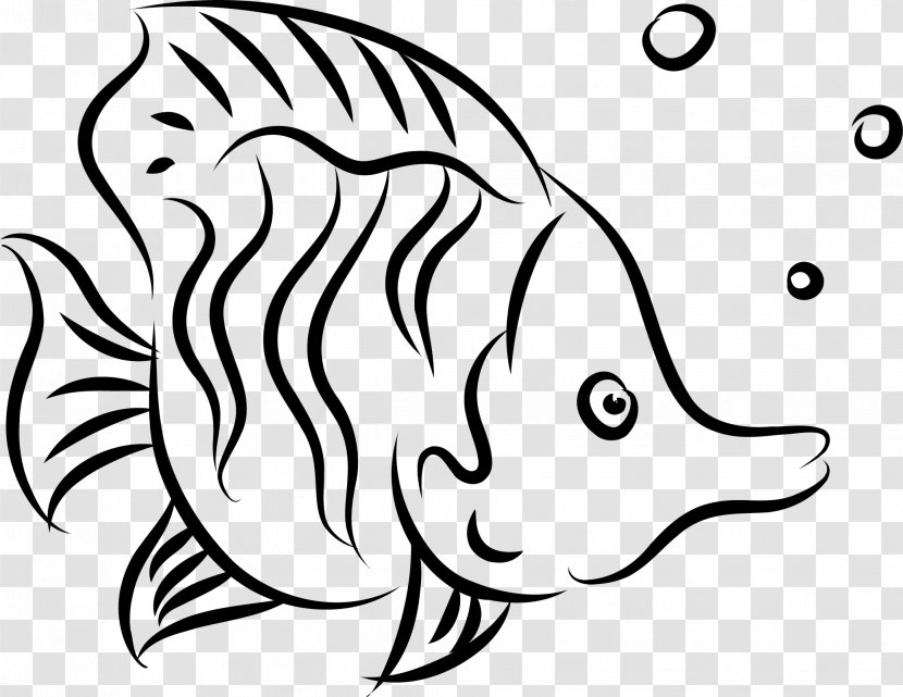 Drawing Fish - Silhouette - Line Transparent PNG