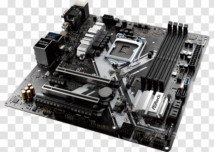 Intel Motherboard ASRock MicroATX LGA 1151 Transparent PNG