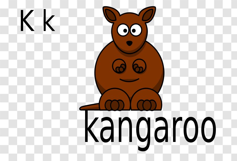Kangaroo Cartoon Royalty-free Clip Art - Carnivoran Transparent PNG