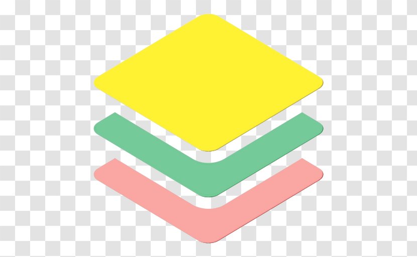 Post-it Note - Yellow - Serveware Rectangle Transparent PNG