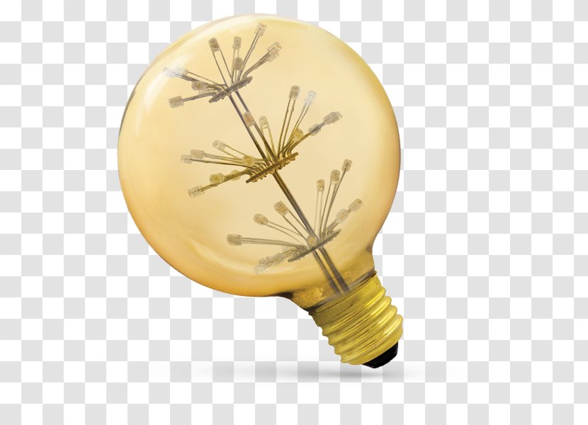 Incandescent Light Bulb Edison Screw LED Lamp Filament - Led Transparent PNG