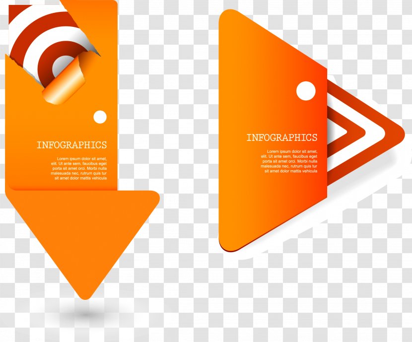 Arrow Triangle Logo - Orange - Dynamic Transparent PNG