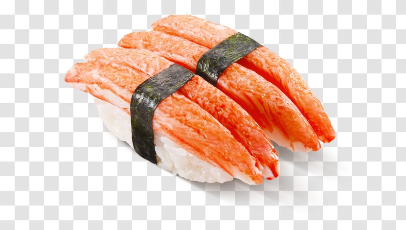 Onigiri California Roll Smoked Salmon Sashimi Sushi - Cuisine Transparent PNG