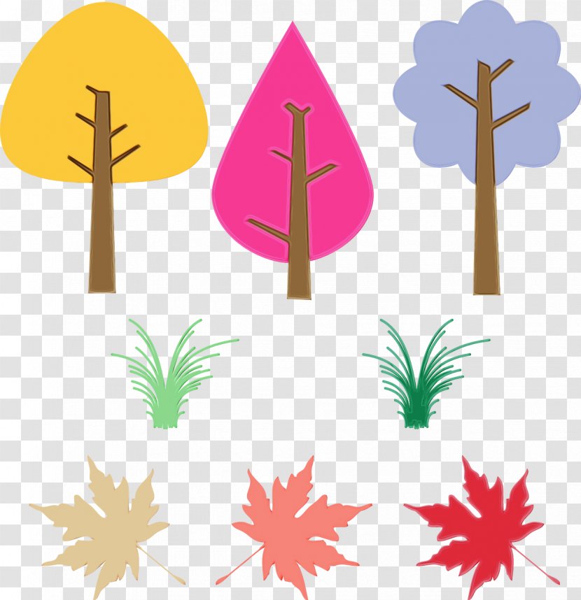 Autumn Leaf Drawing - Paint - Plant Transparent PNG