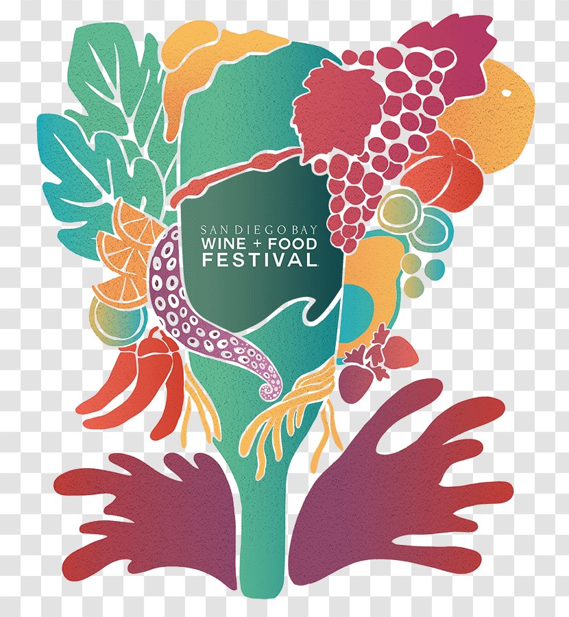 San Diego Bay Wine & Food Festival Art Epcot International - Swiper Border Transparent PNG