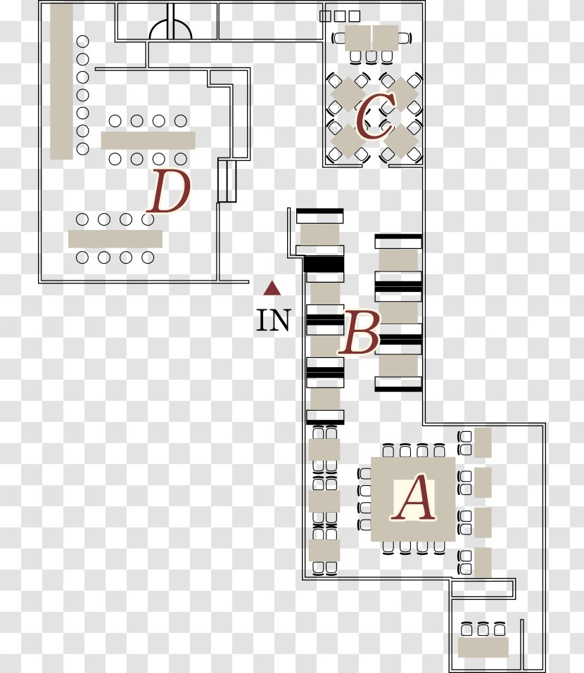 ローストチキンハウス 丸の内店 Table Dining Room Floor Plan - Seat - Hen House Transparent PNG