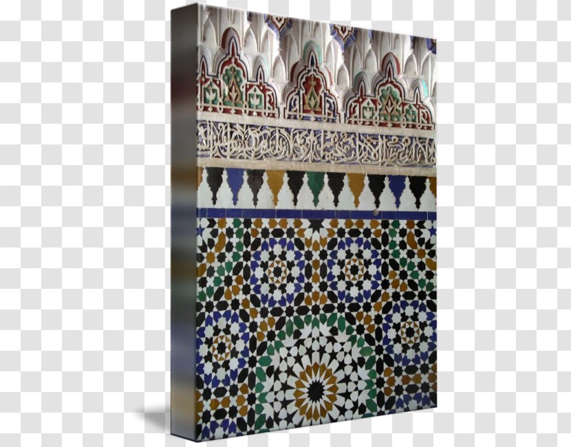 Mausoleo Di Moulay Ismail Glass Morocco Mosaic Gallery Wrap - Window - Moroccan Tiles Transparent PNG