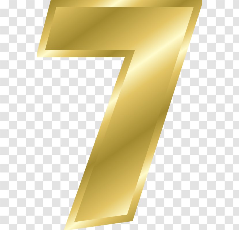 Number Gold Clip Art - Symbol - Letters Transparent PNG