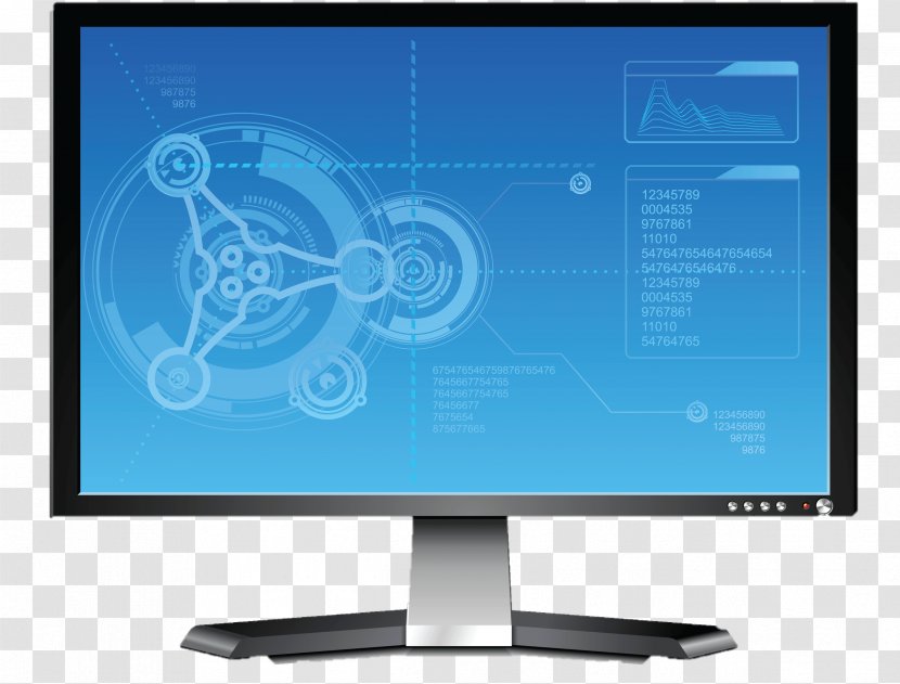 Computer Monitors Display Device Liquid-crystal Electronic Visual - Advertising - Adware Frame Transparent PNG