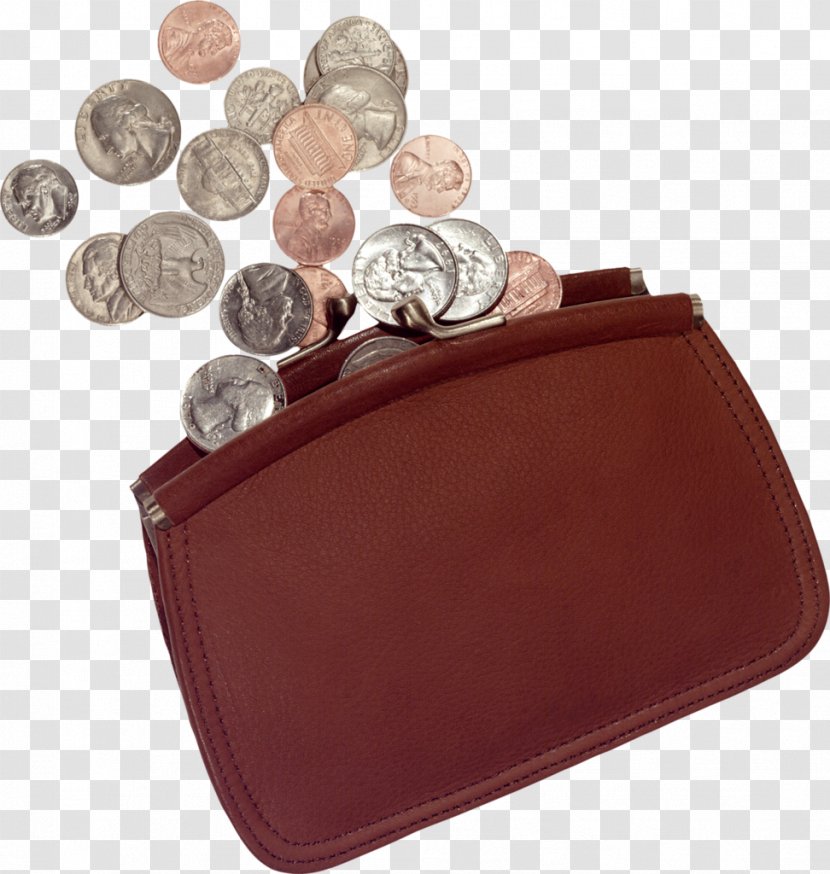 Wallet Coin Money - Flying Out Of The In Transparent PNG