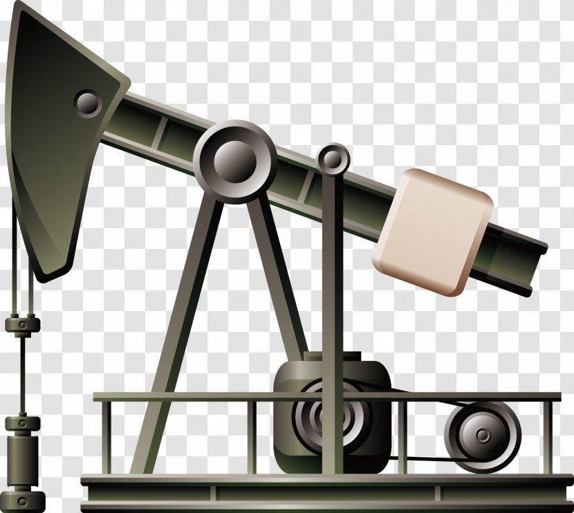 Extraction Of Petroleum Oil Well Industry - Crane - Vector Transparent PNG