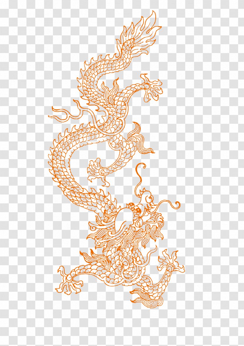 Chinese Dragon China - Long Lines Of Transparent PNG