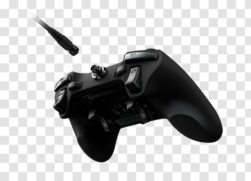 Xbox 360 Controller Razer Sabertooth Elite Black Game Controllers - Video Transparent PNG
