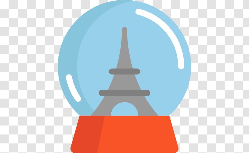 Eiffel Tower Icon - Symbol - A Glass Ball Transparent PNG
