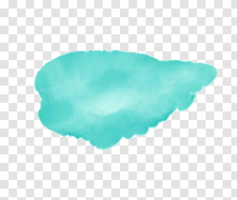 Allah Muslim Watercolor Painting Turquoise - Blue Clouds Transparent Transparent PNG