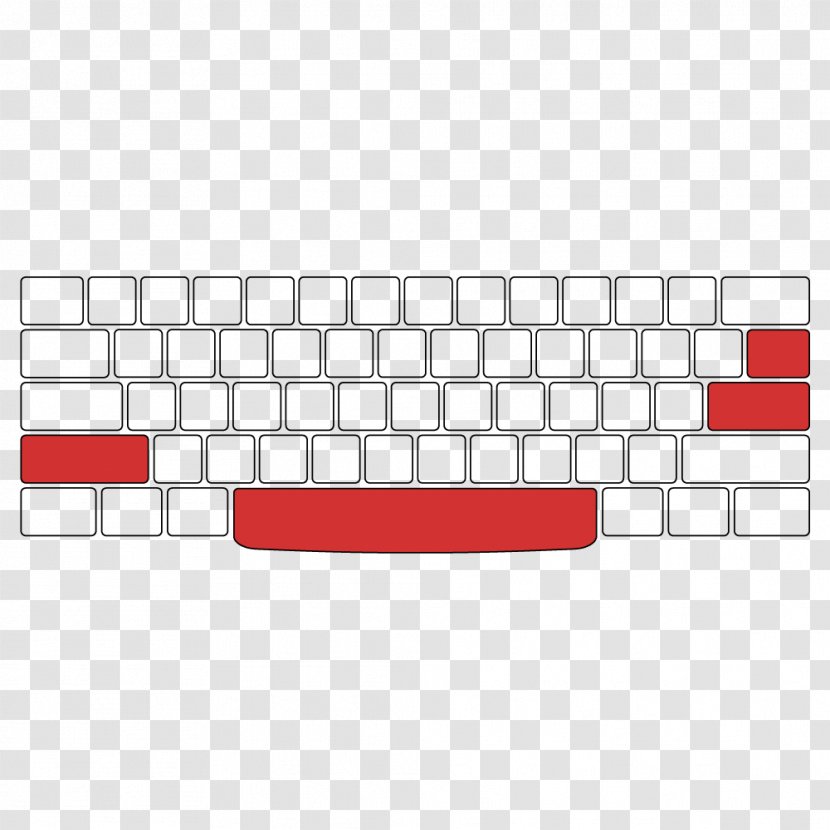 Magic Mouse Computer Keyboard MacBook - Red - Colored Squares Transparent PNG