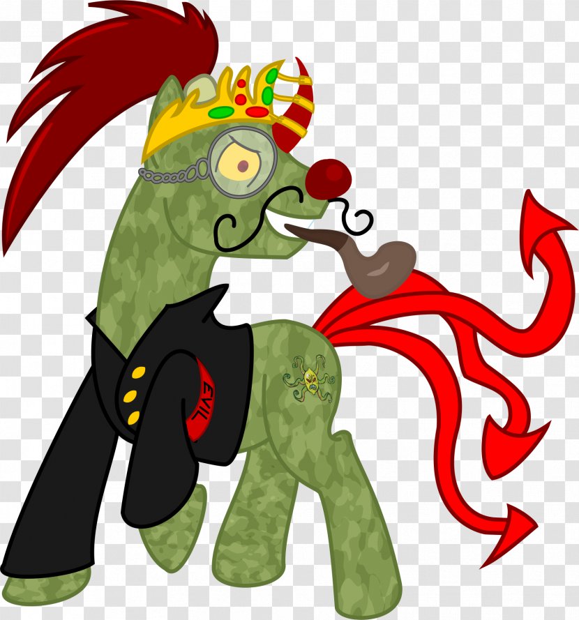 Pony Horse Demon Cartoon - Supernatural Creature Transparent PNG