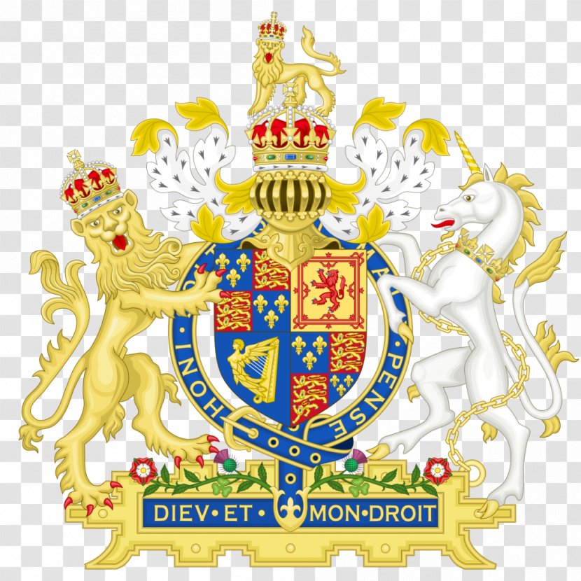 Royal Coat Of Arms The United Kingdom Acts Union 1707 England - Crest Transparent PNG