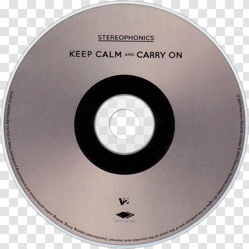 Compact Disc Keep Calm And Carry On Stereophonics Deep Purple With London Symphony Orchestra Friends Album - Silhouette - Crown Transparent PNG