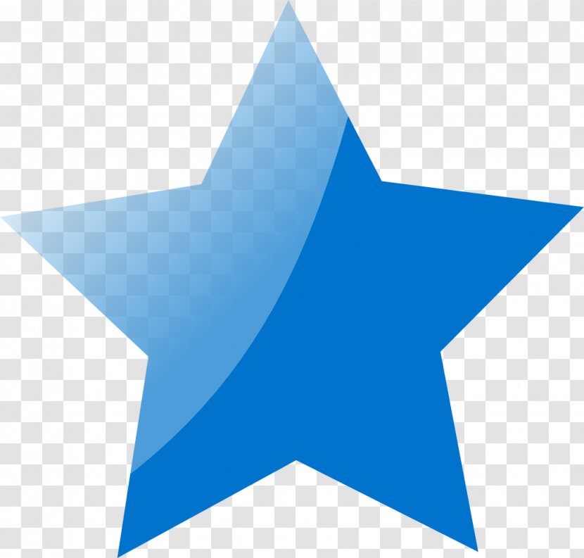 Blue Star Light Color Shape Transparent PNG