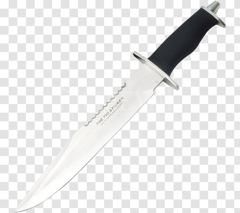 Bowie Knife Hunting & Survival Knives Throwing Utility - Kitchen Transparent PNG