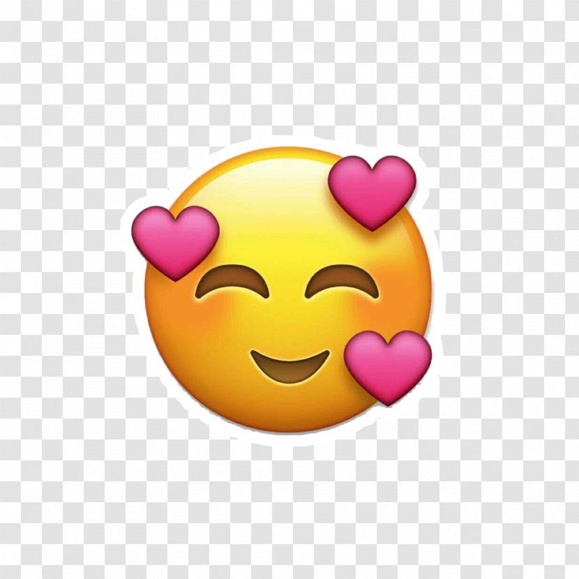 Emoji Smiley Emoticon Heart Image - Facial Expression Transparent PNG