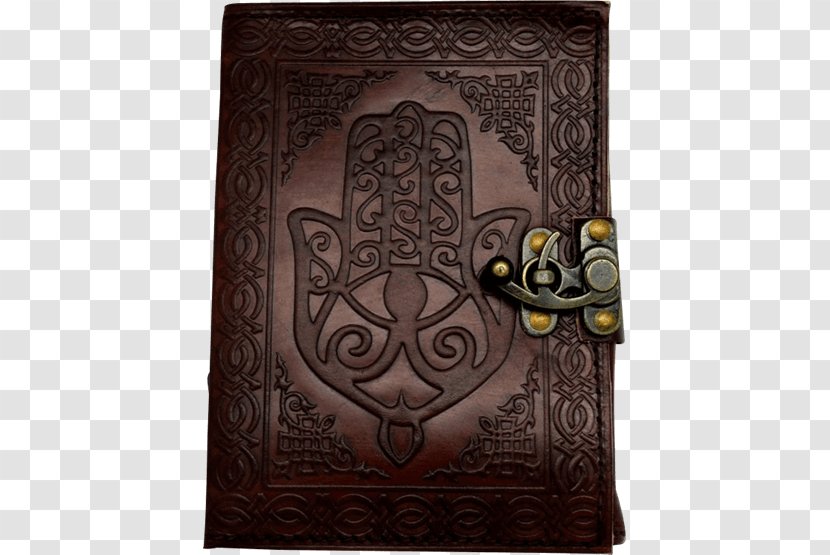 Notebook Hamsa Leather Book Of Shadows Paper Embossing Transparent PNG