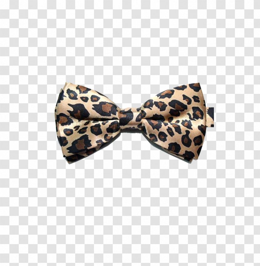 Bow Tie Fashion Accessory - Necktie - Leopard Transparent PNG
