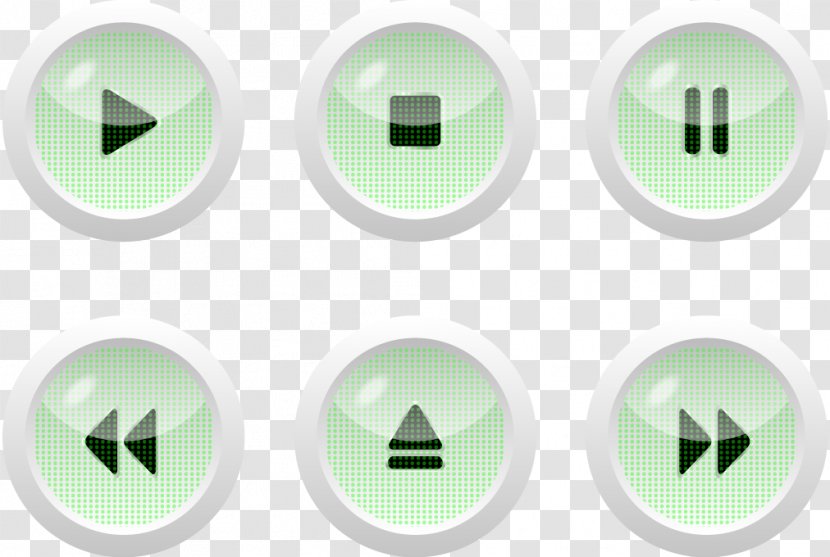 Button User Interface Icon - Green - Vector Sparkling Buttons Transparent PNG