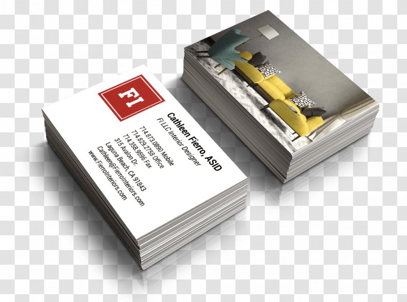 Business Card Design Cards Logo - Printing - Mock Up Transparent PNG