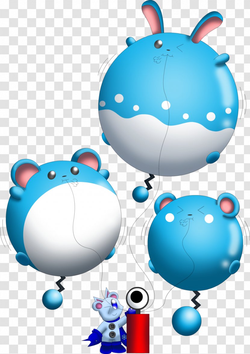 Work Of Art Museum Artist - Party Supply - Marill Pokemon Transparent PNG