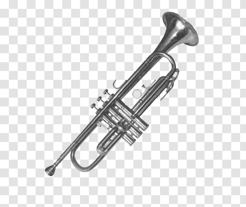 Trumpet Musical Instruments French Horns - Silhouette Transparent PNG