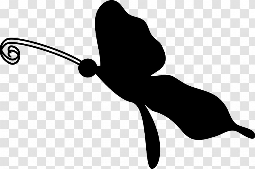 Insect Silhouette Pollinator White Clip Art Transparent PNG