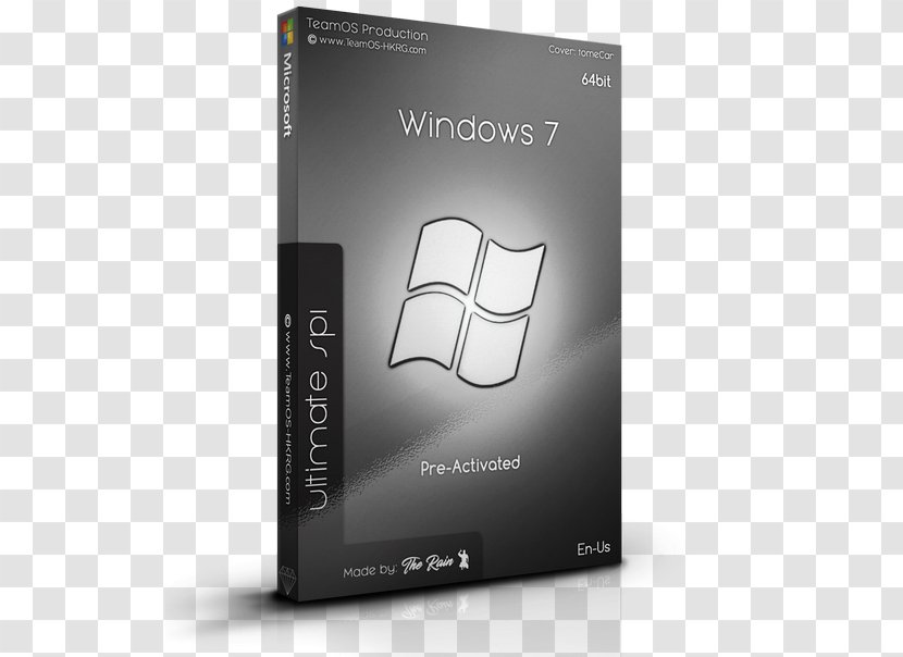 Windows 7 X86-64 10 Computer Software - Black And White - Mr Lonely Transparent PNG