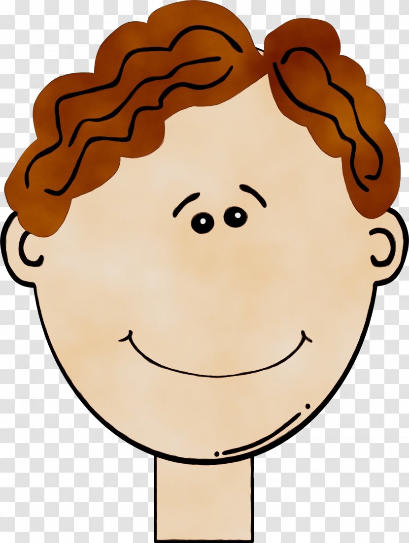 Hair Cartoon - Facial Expression - Finger Pleased Transparent PNG