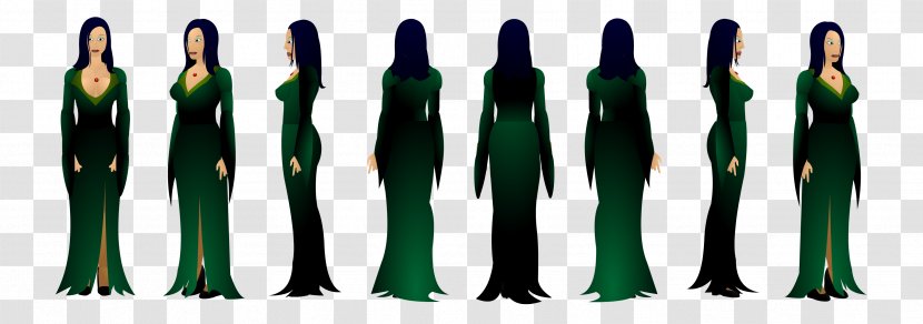 YouTube Magician Art Character - Green - Female Beauty Transparent PNG