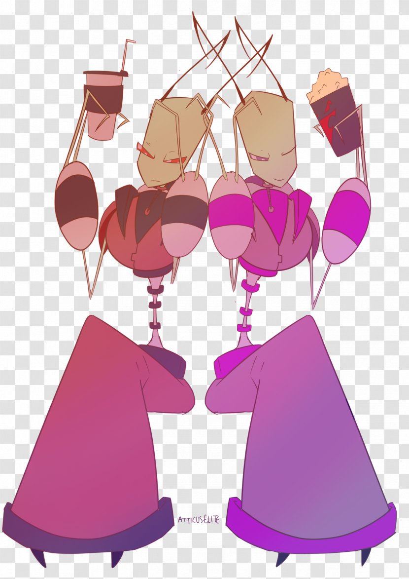 Tallest Red Almighty Purple Fan Art Illustration - Heart - Buckethead Giant Robot Transparent PNG