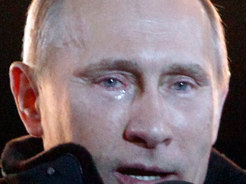 Vladimir Putin President Of Russia Crying Politician - Facial Hair Transparent PNG