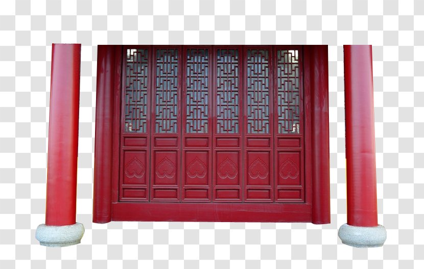 Download - Elements Hong Kong - Red Door With Post Transparent PNG