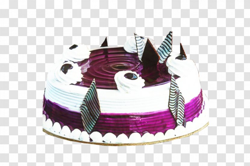 Birthday Cake Decorating Buttercream Torte - Violet - Dessert Transparent PNG