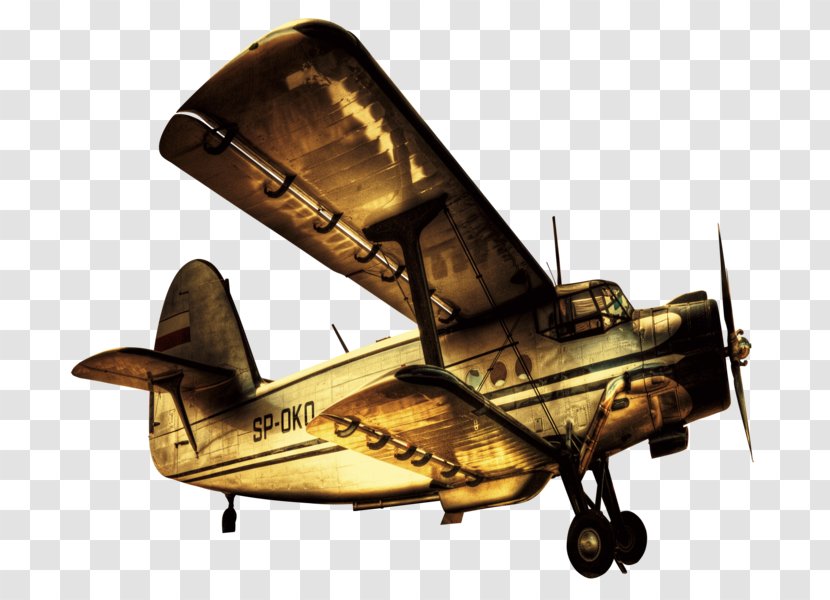 Airplane Military Aircraft Fighter Biplane - Aviation Transparent PNG