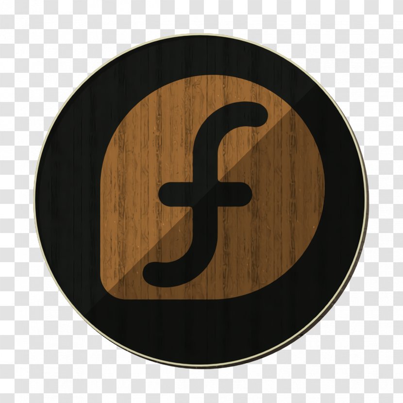 Fedora Icon - Cross - Plate Wood Transparent PNG