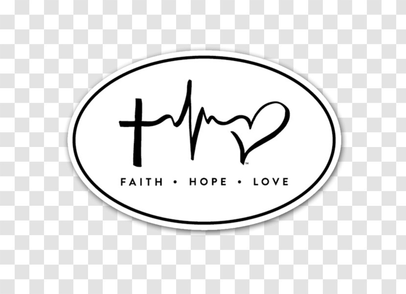 Tattoo Ink Hope Faith Love - Black - Decal Transparent PNG
