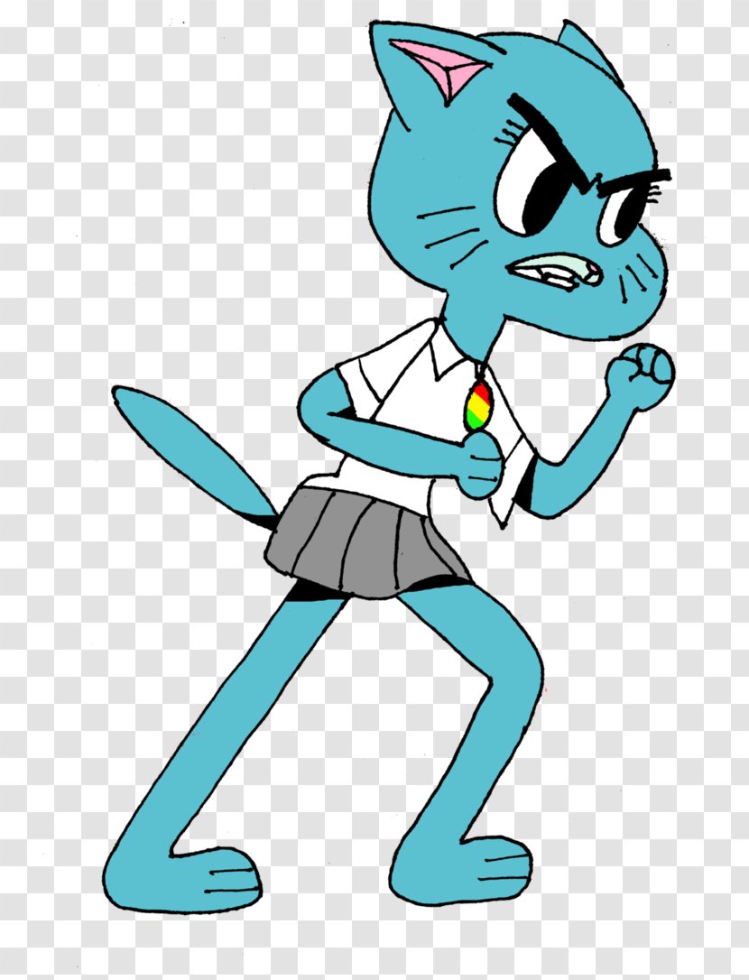Nicole Watterson Gumball Anais Line Art - Mature Mom Transparent PNG