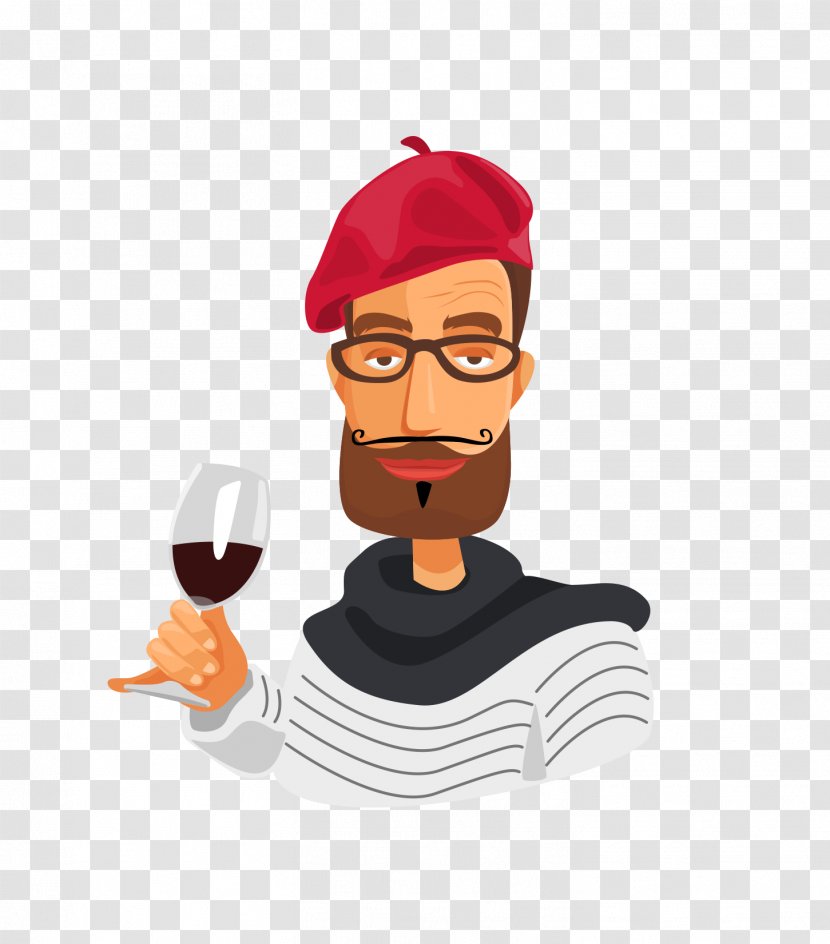 Facial Hair Cartoon - Design Transparent PNG