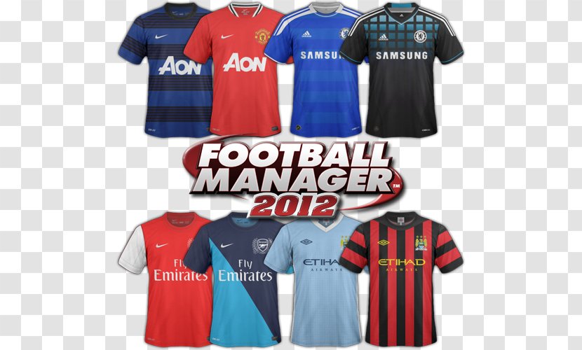 Football Manager 2012 2016 2010 T-shirt 2014 - Sleeve Transparent PNG
