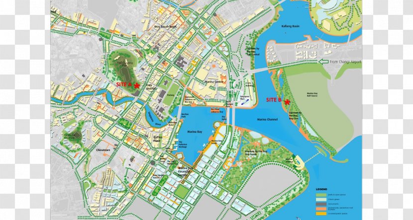 Gardens By The Bay East Marina Barrage Park - Map - Gardening Transparent PNG