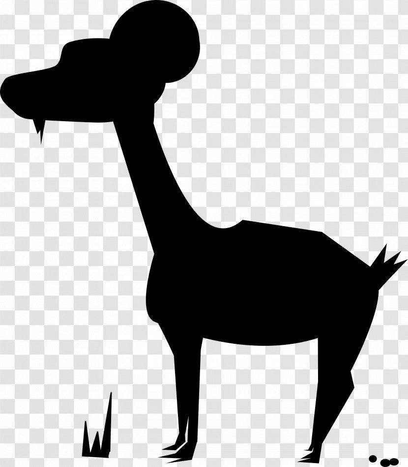 Giraffe Horse Livestock Mammal Pack Animal - Blackandwhite Transparent PNG